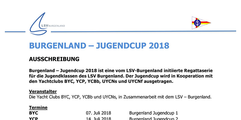 Burgenland Jugendcup 2018