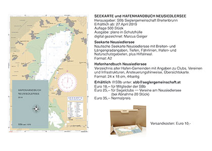 Seekarte und Hafenhandbuch Neusiedlersee