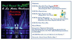 La Notte Italiana und 3 Insel Regatta Reloaded 2024