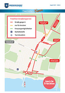 Straßensperren Triathlon