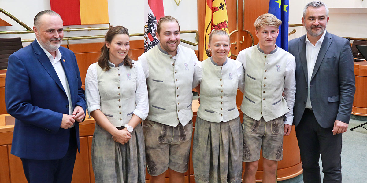 Verabschiedung unseres Olympioniken