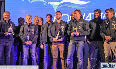 Kornati Cup 2017 - Siegerehrung Team Weber