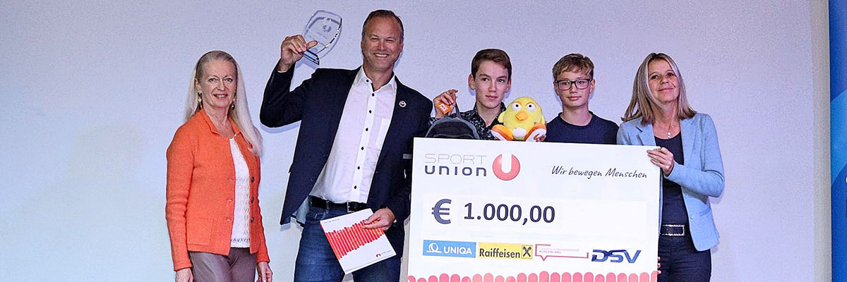 YCP – Zweiter beim SPORTUNION Jugendförderpreis 2021