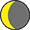 Abnehmender Mond